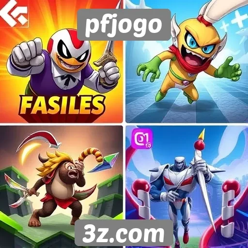 Comparativo de jogos populares disponíveis no pfjogo